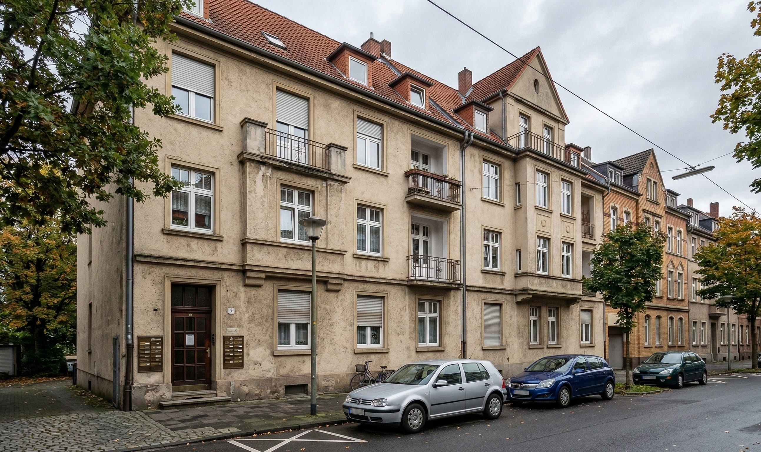 Typisches Mehrfamilienhaus im Ruhrgebiet